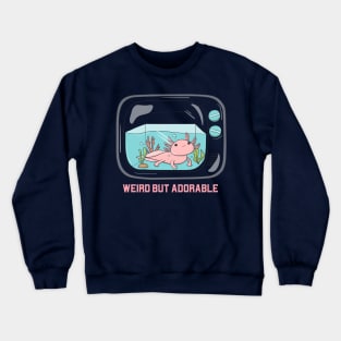 Weird but adorable Axolotl Crewneck Sweatshirt